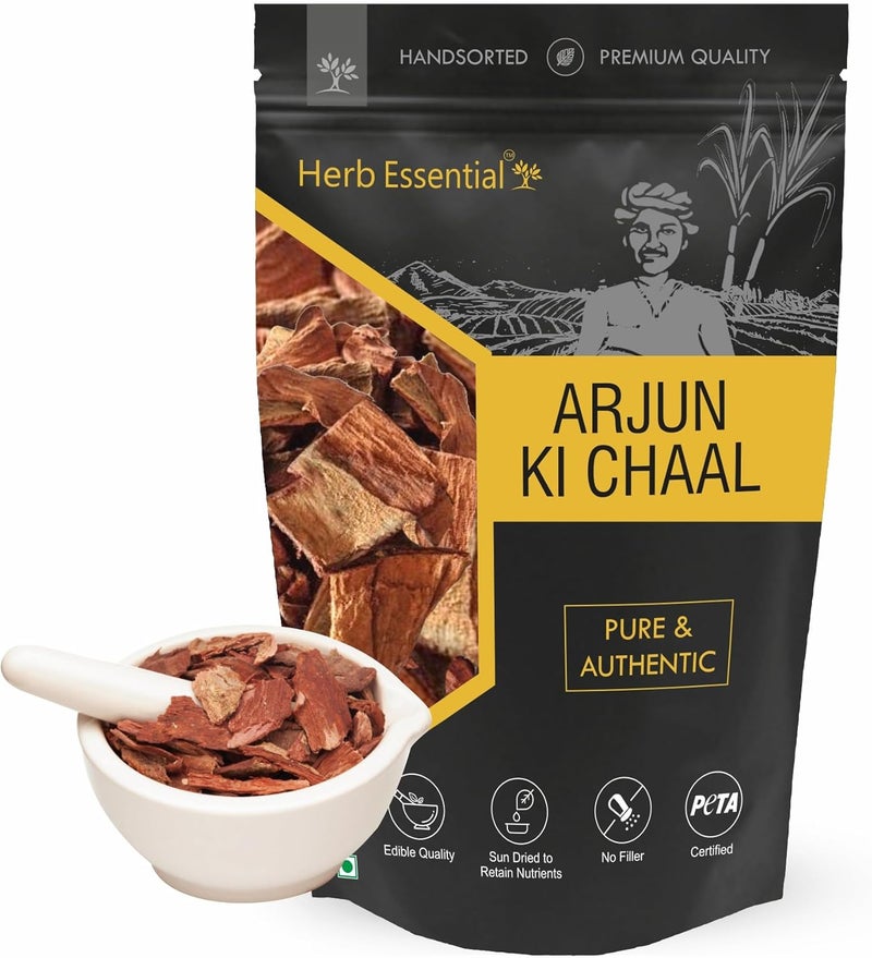 Herb Essential Arjun ki Chaal | Terminalia Arjuna Bark | 400g - Image 1